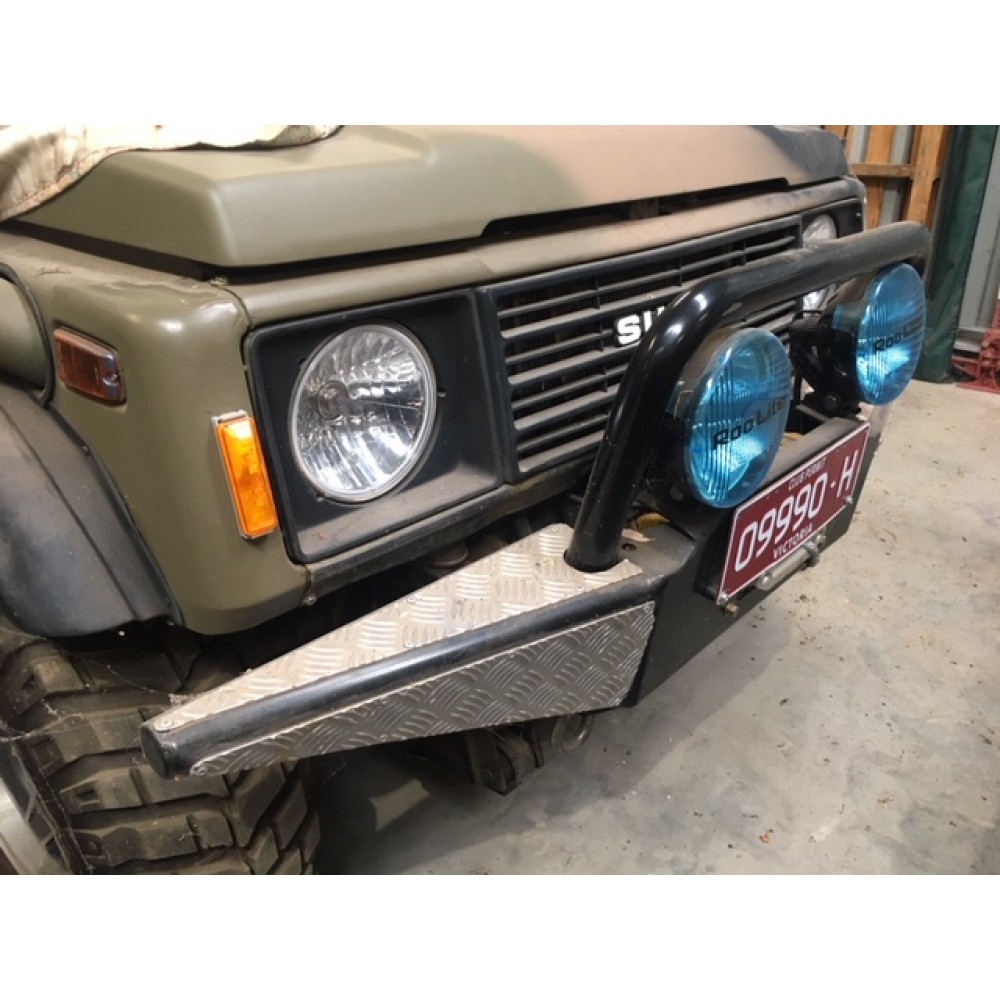 Winch Bar - Powder Coated - With Body Lift To Suit Sierra